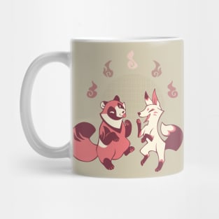 Tanukitsu mischief in latte flavor Mug